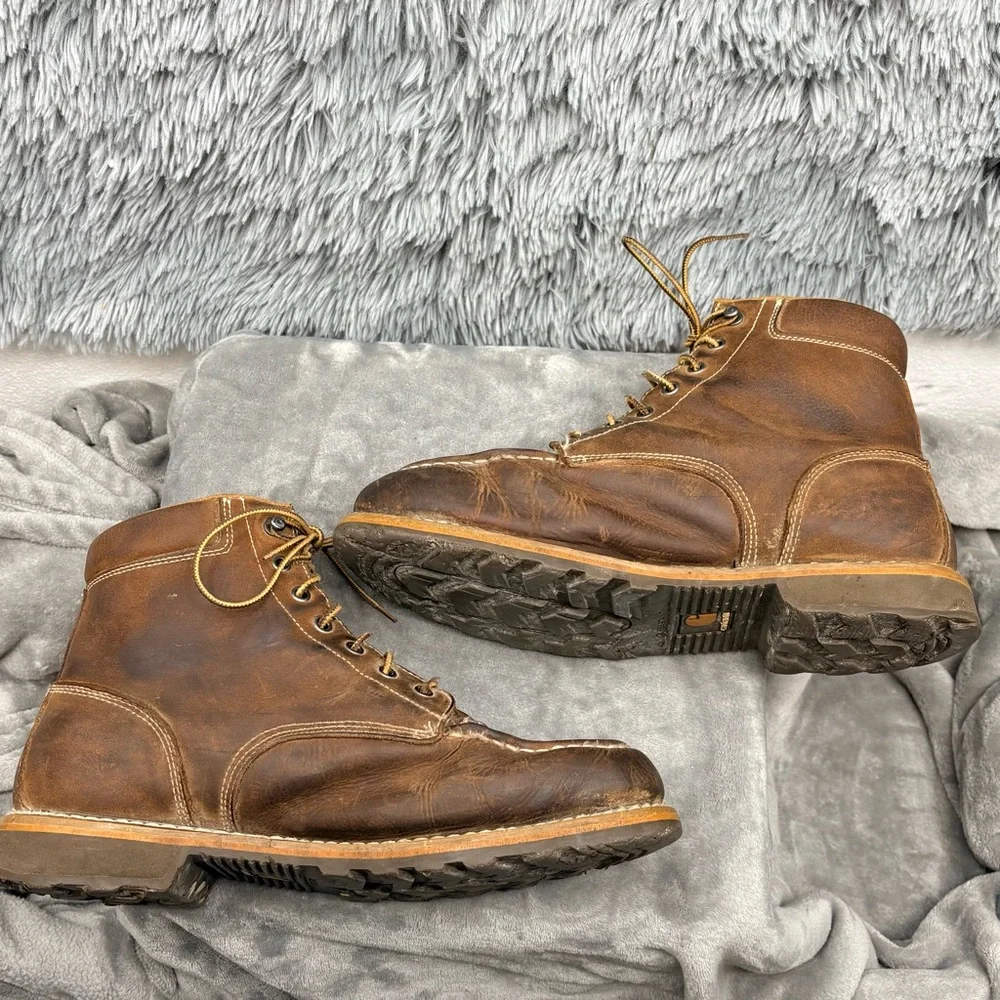 Carhartt Boots Mens 13 Traditional Welt Waterproof 6 inch Moc Toe Work CMW6197